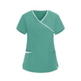 thumbnail image 2 of HongQid Scrub Tops for Women — Classic Fit, Pocket, Four-Way Stretch, Anti-Wrinkle, 2 of 5