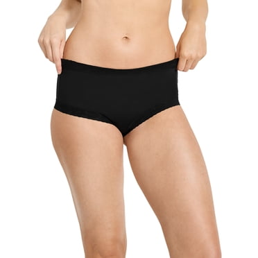 Jockey Culotte en Microfibre à Dentelle Extensible Douce pour Femmes