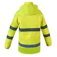 thumbnail image 5 of Pitauce High Visibility Rain Suit, Hi-Vis Reflective Safety Rain Jacket with Pants Set, Lightweight & Waterproof, 5 of 5