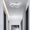 thumbnail image 3 of LED Ceiling Light Lighting Fixture Flush Mount Lamp Modern Bedroom Home Simple for Entrance Aisle white 24×16×12.5cm, 3 of 9