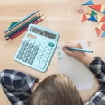 thumbnail image 2 of Basic Standard Calculators Mini Digital Desktop Calculator With 8-Digit LCD Display. Calculator Pocket Size For Home School For Kids, 2 of 7