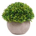 thumbnail image 1 of Artificial Plant Potted Lifelike Round Fake Greenery Plant Faux Plant Decoration, 1 of 10