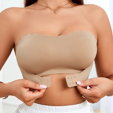 Nylon Stretch Bra for Everyday Comfort and Wedding Season Support - Seamless Strapless Front Closure Fusion of Comfort and Style for Home Casual and Bridal Wear