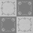 thumbnail image 1 of Ahgly Company Machine Washable Indoor Square Transitional Platinum Gray Area Rugs, 4' Square, 1 of 7