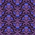 thumbnail image 1 of Ahgly Tapis d'Intérieur Lavable en Machine Carré Transitionnel Violet Orchidée Foncé, 7 Pieds Carré, 1 of 7