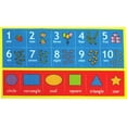 thumbnail image 2 of KC Cubs Playtime Collection ABC Alphabet, Numbers and Shapes Educational Learning & Game Area Rug Carpet for Kids and Children Bedrooms and Playroom, 2 of 9