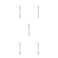 thumbnail image 2 of pitrice Model Railway Lamp Classical Pathway Single-Head Lightweight Ladder Streetlights Miniature Outdoor LED Metal Lamppost Silver（Warm Light） 5Set, 2 of 6