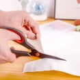 thumbnail image 3 of Scissors, 8" Scissors Bulk 2-Pack, Ultra Sharp Titanium Blade Shears, Comfort-Grip Handles, Sturdy Sharp Scissors for Office, 3 of 7