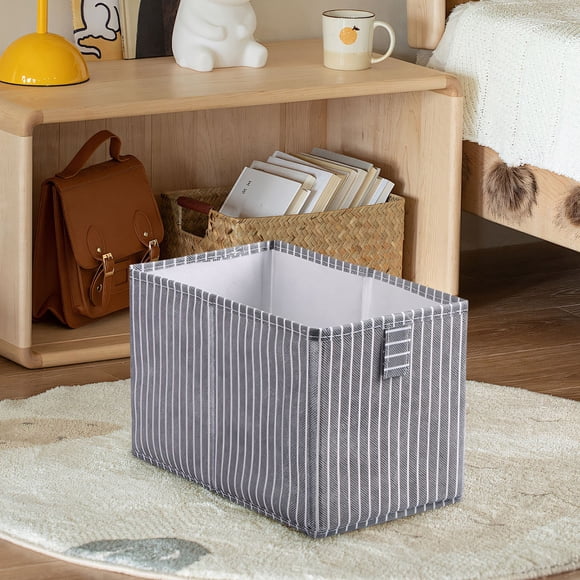 Boîte de Rangement Pliable en Tissu, Paniers de Rangement Pliables pour Organiser des Cubes de Rangement en Tissu Organisateur Bacs de Rangement Rectangulaires