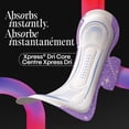 thumbnail image 3 of Kotex Overnight Maxi Pads With Wings, 26 Count, 3 of 7