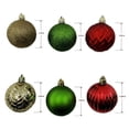 thumbnail image 3 of Décorations incassables Holiday Time, 24 unités, rouge/or/vert, 3 of 4