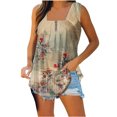 thumbnail image 4 of T-shirts pour Femmes Mode Femmes Imprimé Débardeurs Confortables Légers Camisole T-Shirt T-Shirt Imprimé Machine, 4 of 7