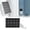 Blanc, variante sur Chargeur de Panneau Solaire Monocristallin 3 W Mural, pour Caméra de Sécurité et Sonnette Vidéo 4, 3 Plus, 2
