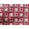 thumbnail image 4 of oneOone Cotton Poplin Fabric Diamond & Basketweave Geometric Fabric Prints By Yard 42 Inch Wide, 4 of 4