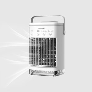 Portable Air Conditioner Cooler Fan - USB Personal Mini Ac 4 Speed with 7 Colors