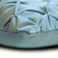thumbnail image 2 of The HomeCentric Decorative Blue Pack of 2, 18"x18" (45x45 cm) Pillow Covers, Satin Textured & Pintucks Throw Pillows For Sofa, Solid Color Pattern Modern Style Easter - Blue Calm, 2 of 3