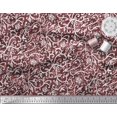 thumbnail image 2 of Soimoi Poly Georgette Fabric Leaves,Bird & Rose Flower Print Fabric by Yard 52 Inch Wide, 2 of 3