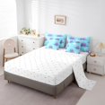 thumbnail image 3 of YST Kids Kawaii Octopus 7-Piece Comforter Set, Cute Sea Animal Bed In A Bag, Queen, 3 of 4