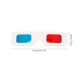 thumbnail image 2 of 100 Pcs Lunettes en Carton 3D Universelles Anaglyphes pour Vidéo de Film, 2 of 8