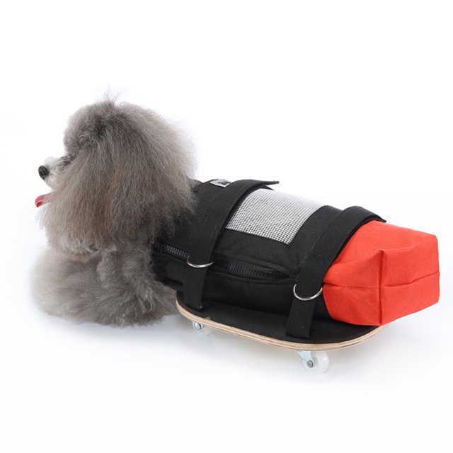 Pet Wheelchair, Breathable Multipurpose Easy To Wear Dog Walking Scooter For Old Dogs