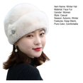 thumbnail image 4 of Chapeau Femme Résistant au Froid Russe Décontracté Hiver Thermique Dames d'Âge Moyen, 4 of 4