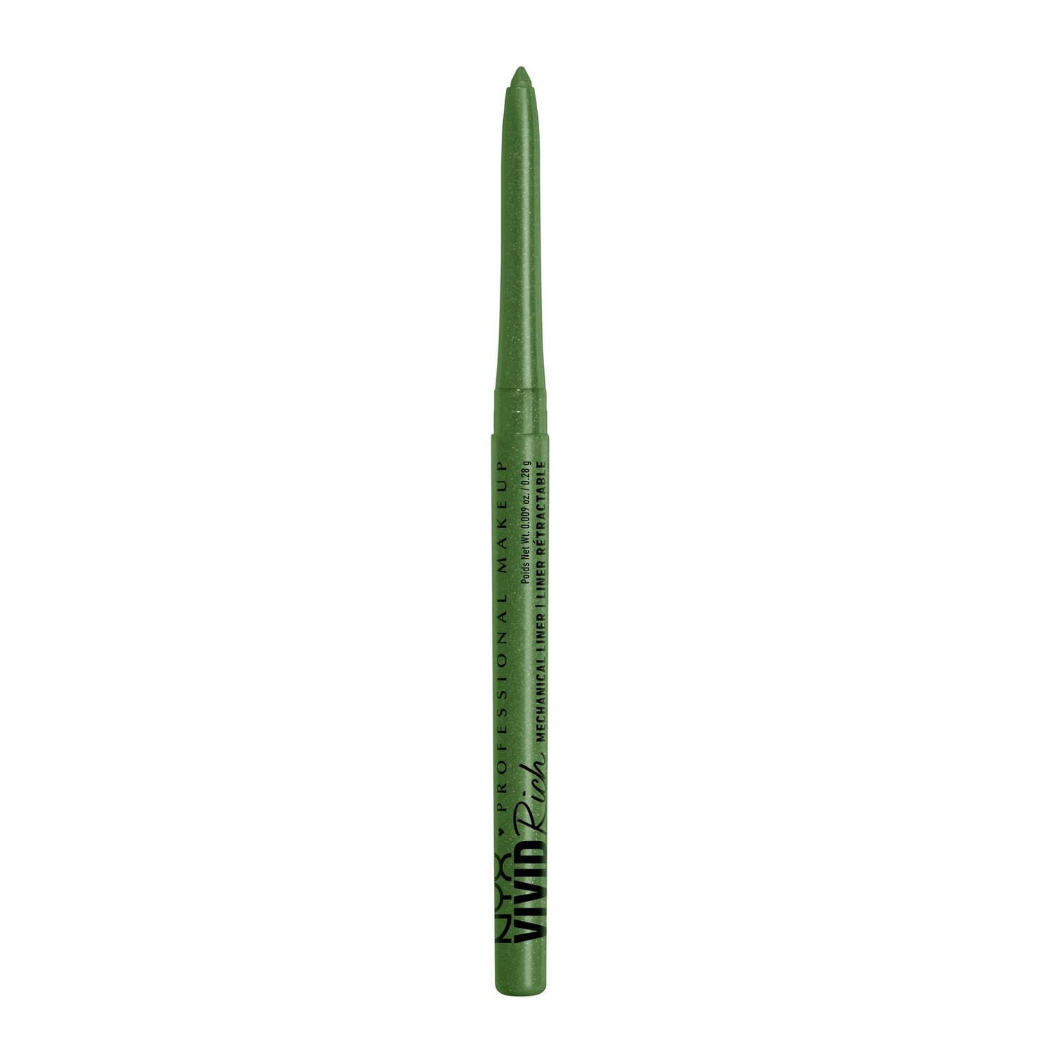 NYX PROFESSIONAL MAKEUP, Liner rétractable Vivid Rich, Crayon pour les yeux, Nuances riches, Formule végane