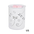 thumbnail image 4 of Ceramic Snowflake Aromatherapy Lamp Electric Aroma Lamp Wax Melter Essential Aroma Night Light, 4 of 8