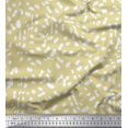 thumbnail image 1 of Soimoi Beige Poly Georgette Fabric Cow Animal Skin Print Fabric by Yard 52 Inch Wide, 1 of 3