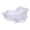 White, variant on TIELUTT Tortoise Water Dish with Shallow Reptile Water Dish Smooth Easy Wash Purpose Turtle Tub for Gecko Reptile Bathing Pool 1pc