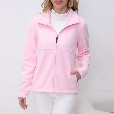 Amzcrzy Vestes pour Femmes Veste Décontractée Colorée Polyvalente à Fermeture Éclair Complète à Manches Longues Sans Capuche en Molleton Hauts à Manches Longues pour Femmes Veste pour Femmes Vêtements pour Femmes Hauts pour Femmes
