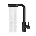thumbnail image 1 of Wisewang Waterfall Kitchen Rotating Faucet, Shower Function, Easy To Sturdy And Durable, Kitchens, Bedrooms, Living Rooms. black Without inlet pipe, 1 of 6