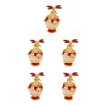 thumbnail image 2 of Dalazy Eco-friendly Dragonfly Decorative Glass Perfume Bottle Sturdy And Durable Gifts Refillable red 5Set, 2 of 6