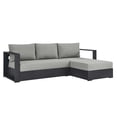 thumbnail image 1 of Modway Tahoe Sectionnel de Mobilier de Patio Extérieur 2 Pcs, Gris, 1 of 8