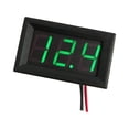 thumbnail image 3 of kurtrusly Voltmètre Numérique DC 0-100V Haute Précision Affichage LED Jauge de Tension Accessoire Automobile, Vert, 3 of 5