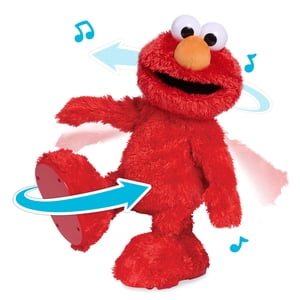 Sesame Street Hokey Pokey Elmo Plush avec Musique et Motion, 36 cm En peluche bilingue, Âges 18 Mois+