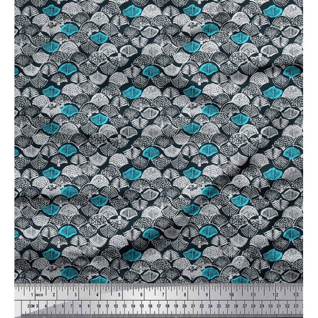 Soimoi Rayon Fabric Tribal African Print Sewing Fabric Yard 42 Inch Wide