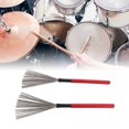 thumbnail image 4 of Drum Brush, Comfortable Holding Drum Stick Brush  For Performance Red, 4 of 8