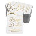 thumbnail image 1 of Inkdotpot Real Gold Foil Happy Diwali Tags Favor Hang Paper Tags 50 Pack, 1 of 1