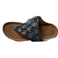 thumbnail image 2 of Cameland Women's New Summer Floral Wedge Flip-flops, 2 of 8
