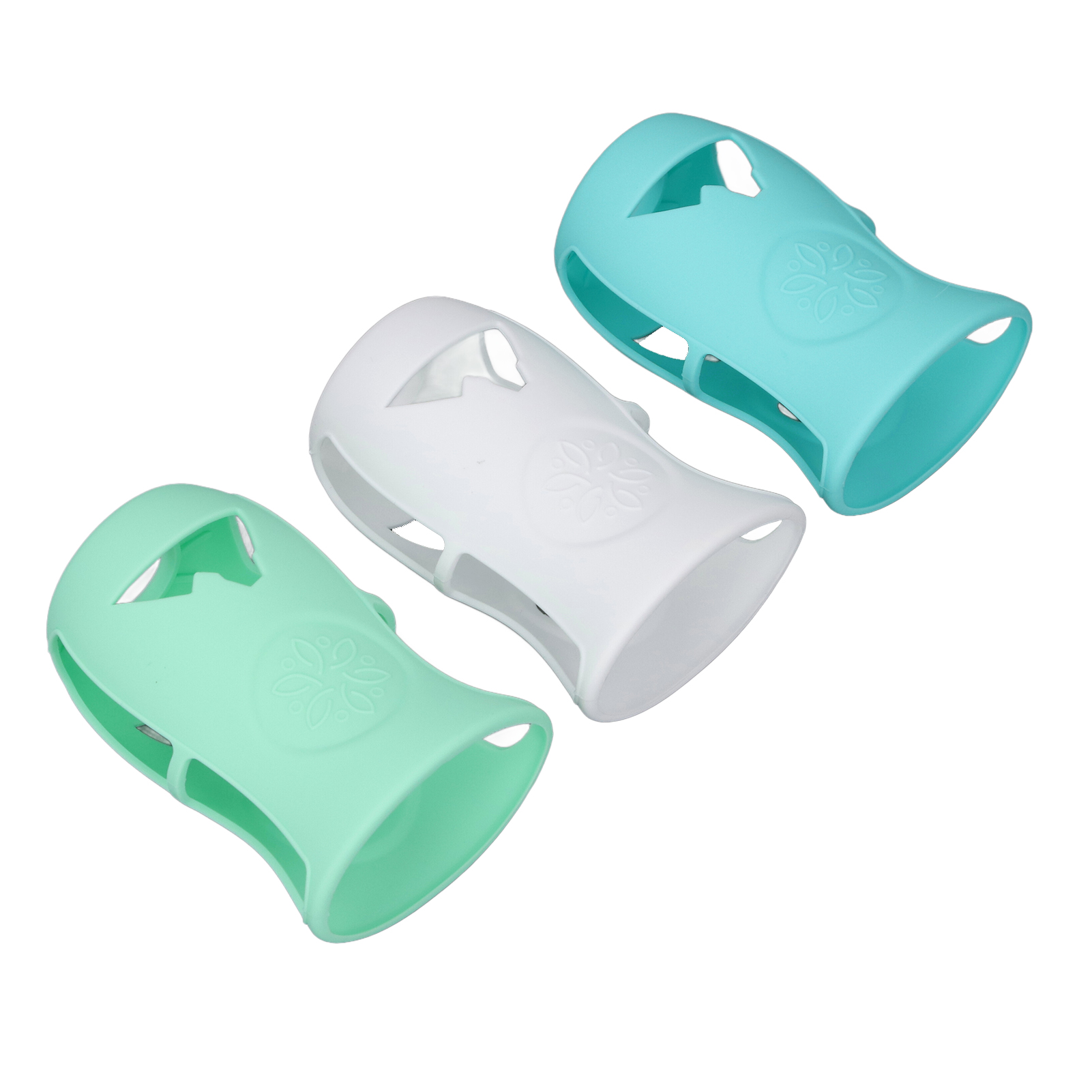 240ml Baby Bottle Silicone Sleeve  Shatter Proof Soft Silicone Cover for Glass Baby Bottles 8 Oz  with Insulation and   Washable Dishwasher Safe