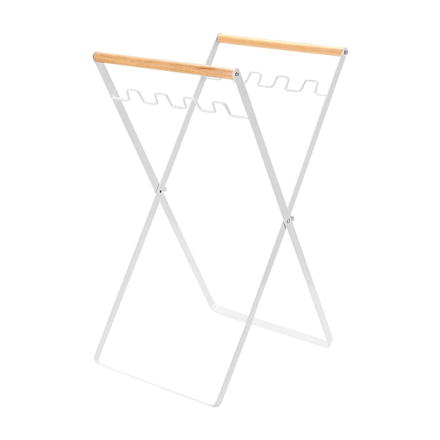 LSLJS Support pour Sacs à Ordures Cuisine Plancher Rangement des Ordures Extérieur Support à Ordures Ménager Pliable Support de Rangement pour Désordre de Cuisine, Support à Ordures