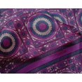 thumbnail image 4 of oneOone Silk Tabby Fabric Leaves & Floral Block Printed Fabric 1 Yard 42 Inch Wide, 4 of 4