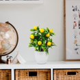 thumbnail image 3 of Potted Plants Artificial Lemon Home Decoration Decorate Plastic Pots, 3 of 10