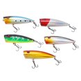 thumbnail image 1 of Popper Fishing Lure,5Pcs Hard Fishing Lure Simulation Fishing Bait Hard Fishing Bait Innovative Solution, 1 of 8