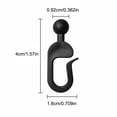 thumbnail image 3 of Hooks for Netting and Gazebo Curtains | Smooth Gliding Hooks for Indoor Outdoor Use | Rustproof Multipurpose Hangers 50PCS, 3 of 7