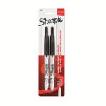 Sharpie Retractable Permanent Markers, Fine Point, Black