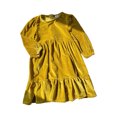 thumbnail image 1 of Yuyuzo Robe en Velours pour Petites Filles pour Enfants Princesse Robes Vintage Robe à Volants Robe de Fête Tenue Décontractée de Printemps, 1 of 6