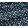 thumbnail image 5 of oneOone Viscose Jersey Fabric Check Kasuri Printed Fabric 1 Yard 60 Inch Wide, 5 of 5