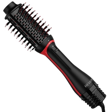 Revlon One-Step Volumizer Plus Hair Straightening Brush with Ceramic Titanium Barrel