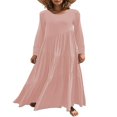 thumbnail image 1 of EIMELI Robes Longues Décontractées à Manches Longues pour Femmes, 1 of 5